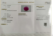 8.54/CT Natural Ruby Stone with Govt. Lab Certificate-16275S206809